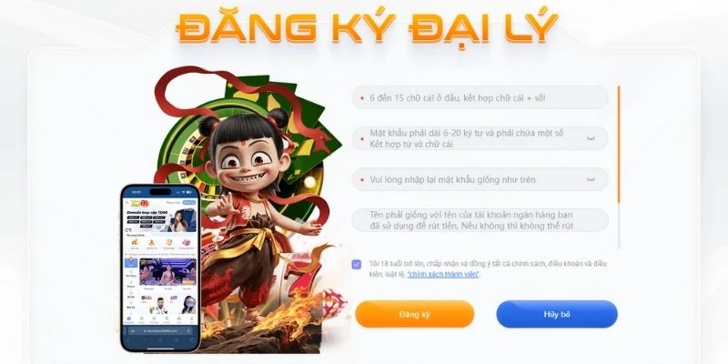 Đăng ký dễ dàng, tham gia liên minh đối tác của thương hiệu